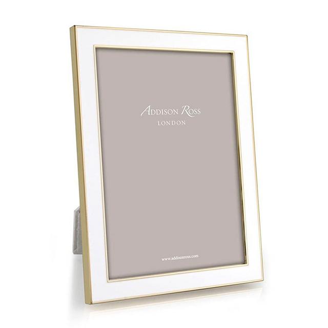 Addison Ross White Gold Plate Enamel Frame (5x7)