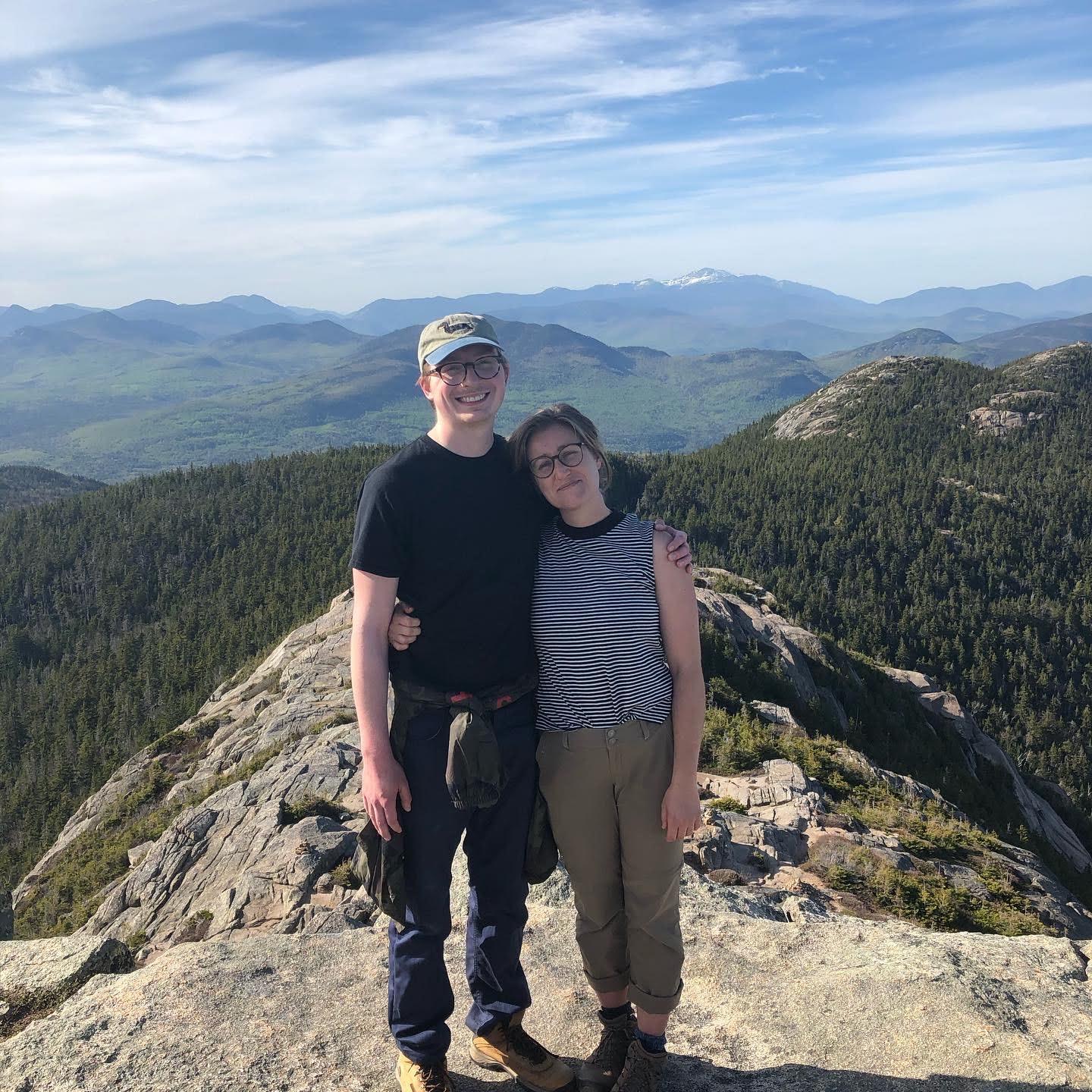 Quinn moved to Boston right before COVID and during quarantine, we moved in together in a tiny apartment in Somerville. We spent so many weekends hiking in the White Mountains of New Hampshire.
