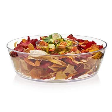 Libbey Indoors Out 2-Piece Break-Resistant Chip and Dip Bowl Set