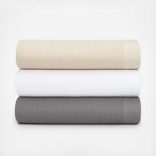 Cotton Waffle Bath Towel, Set of 2