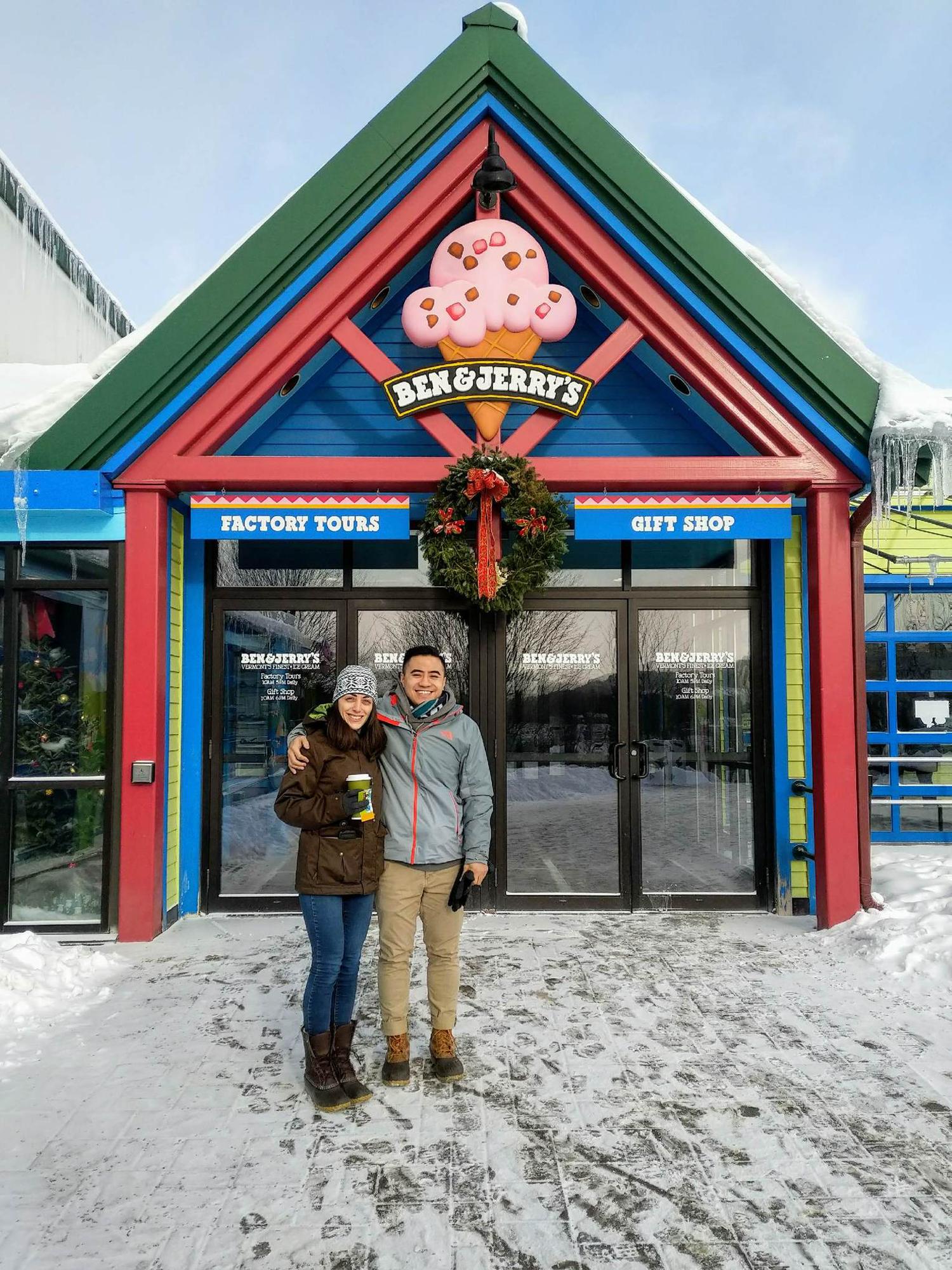 Jon’s first time in VT- it was COLD