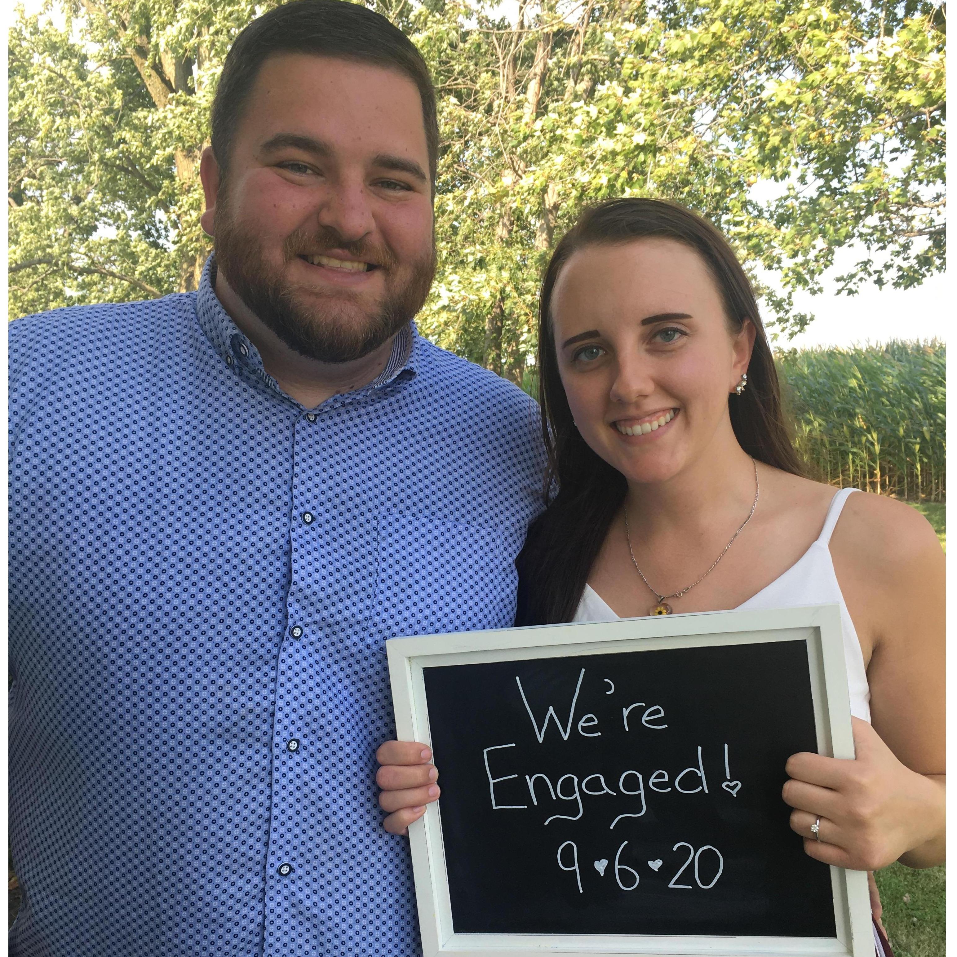 When we got engaged