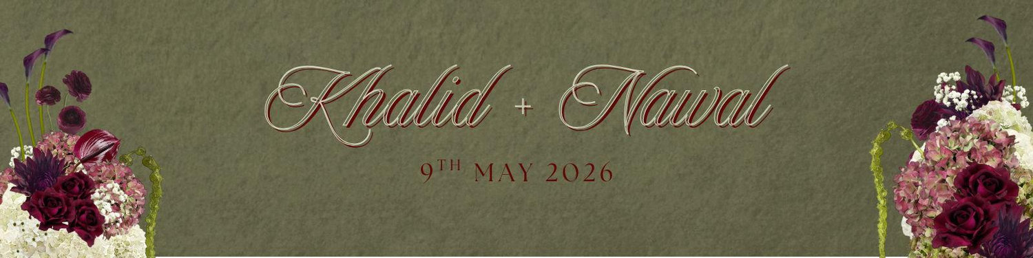 The Wedding Website of Khalid Abdullahi and Nawal Karshe