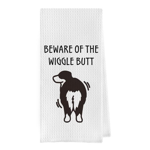 Geqtt Australian Shepherd Dish Towels - Funny Australian Shepherd Waffle Weave Kitchen Towels, Australian Shepherd Hand Tea Towels (16×24 Inches)