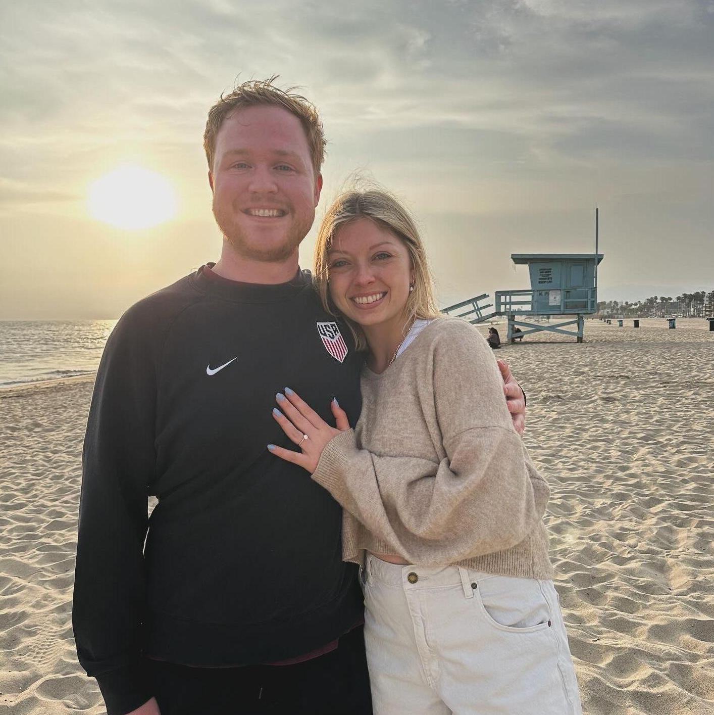 June 3, 2024. Engaged by our home in Venice Beach.