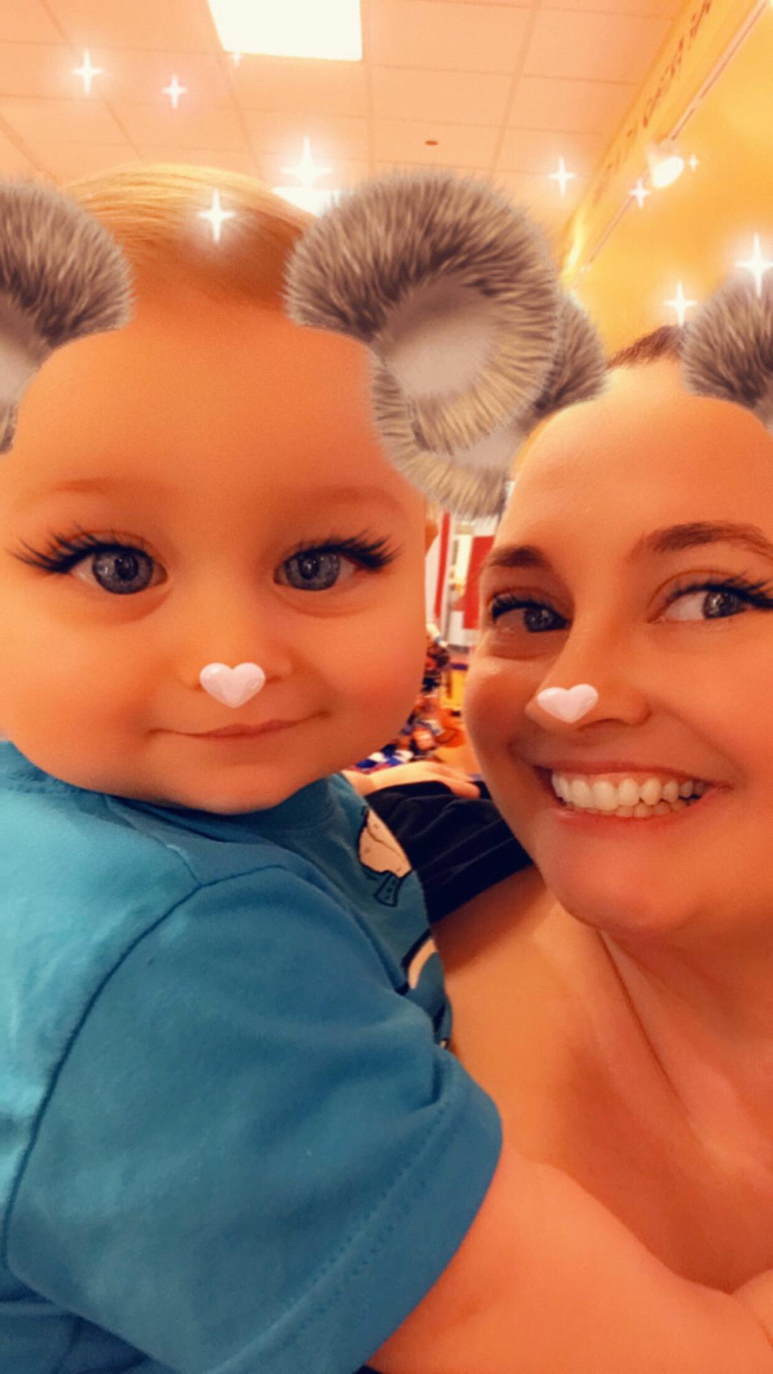 Jack and Cathryn @ Build-A-Bear for his 1st birthday 🥳