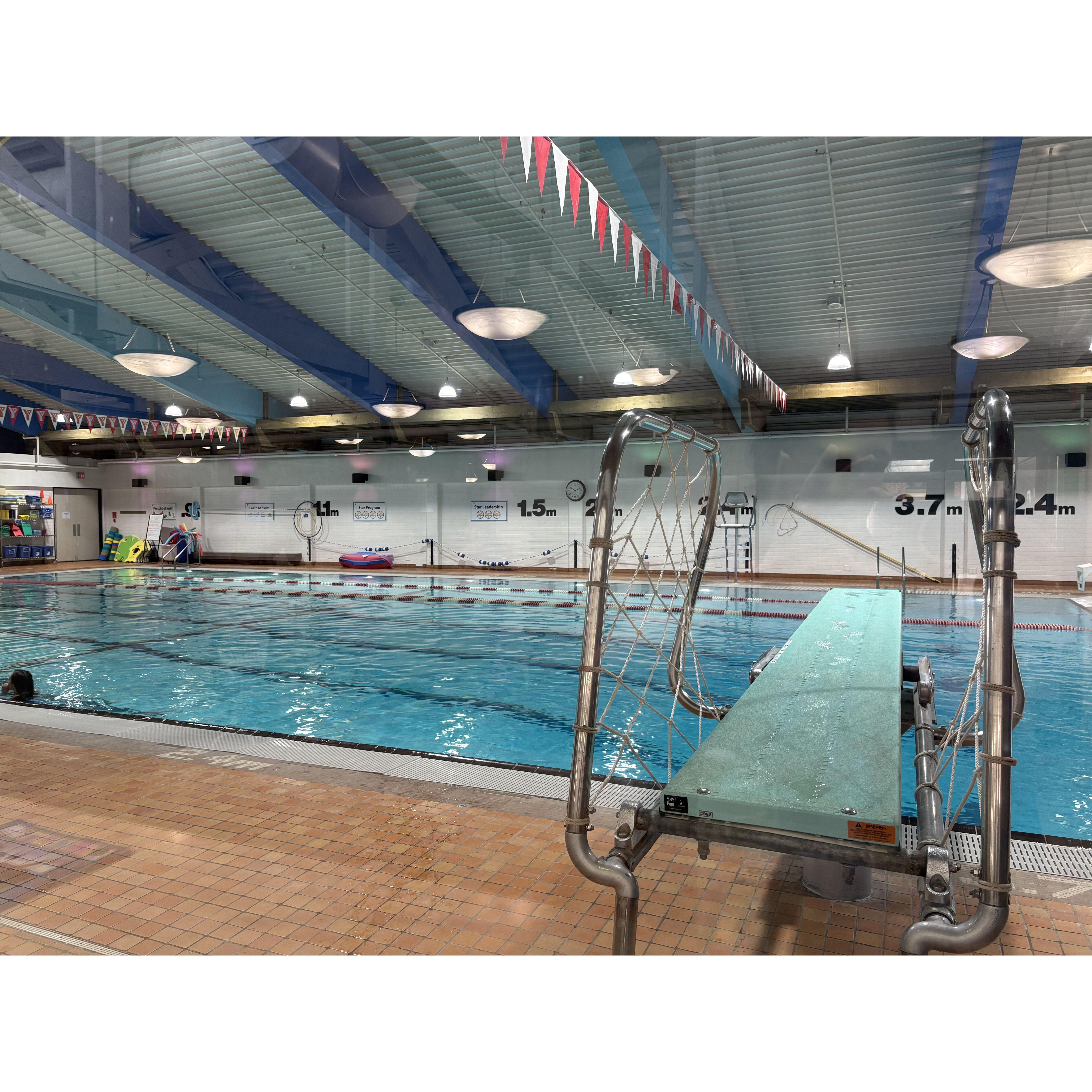 Enjoy a dip in the pool at the YMCA, complementary with your stay with us at the Plaza Hotel