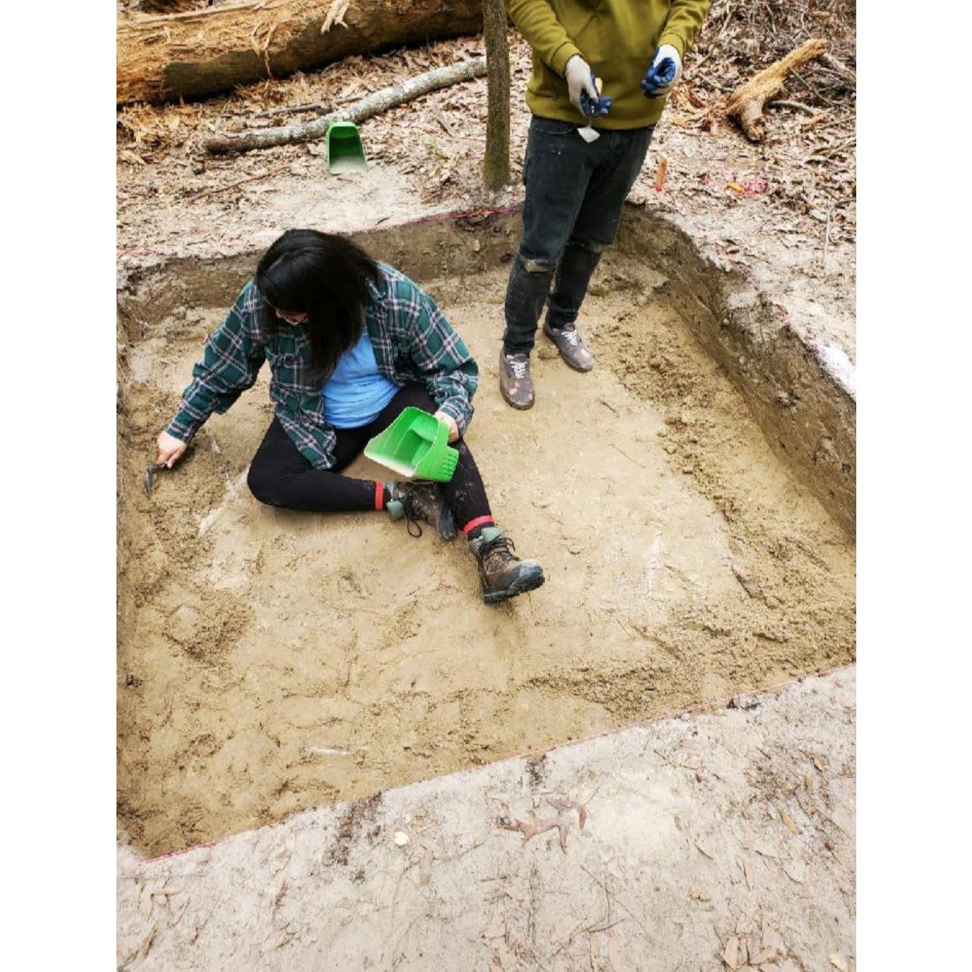 Kim in a unit from our 2021 Fieldschool, where we first met