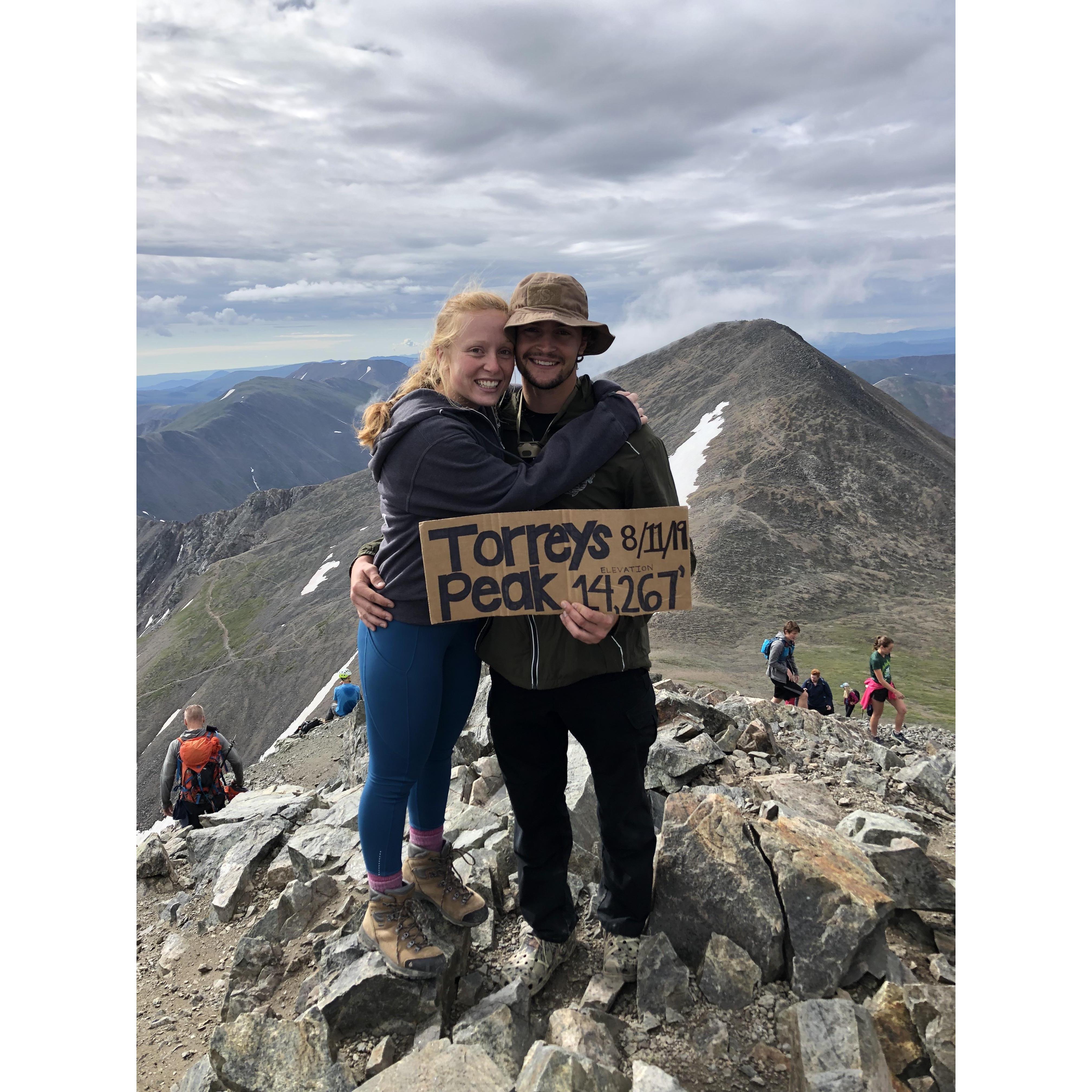 Third 14er!! August 2019 (Heather was still there...)