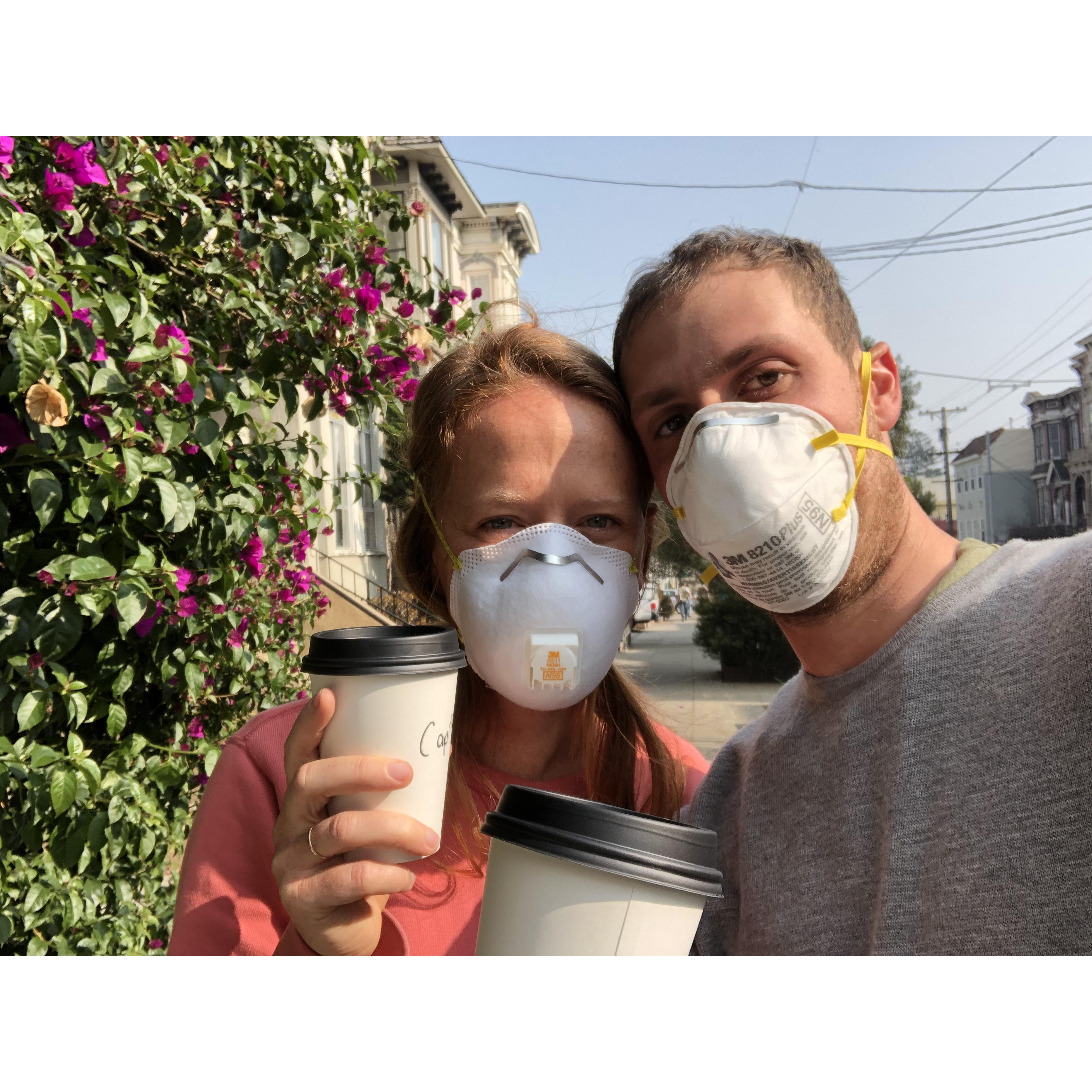 Sophia's last week living in San Francisco (amidst a terrible fire season)