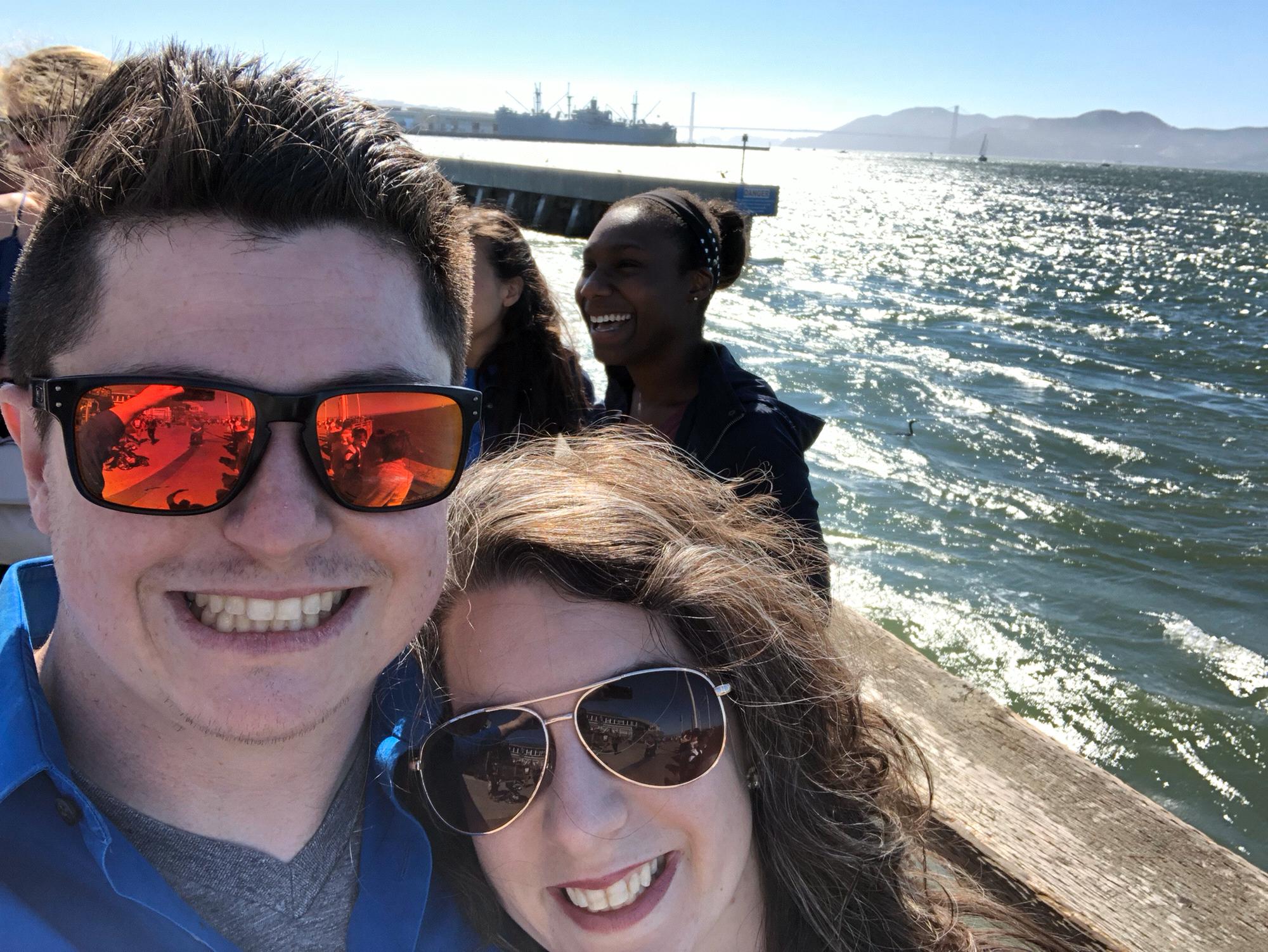 Being tourists at Fisherman Warf