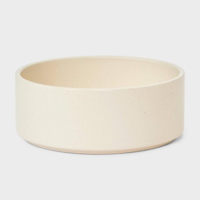 48 fl oz Ceramic Dog Bowl - Boots & Barkley™ Cream