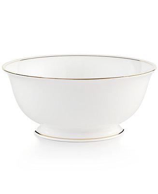 Federal Gold Serving Bowl