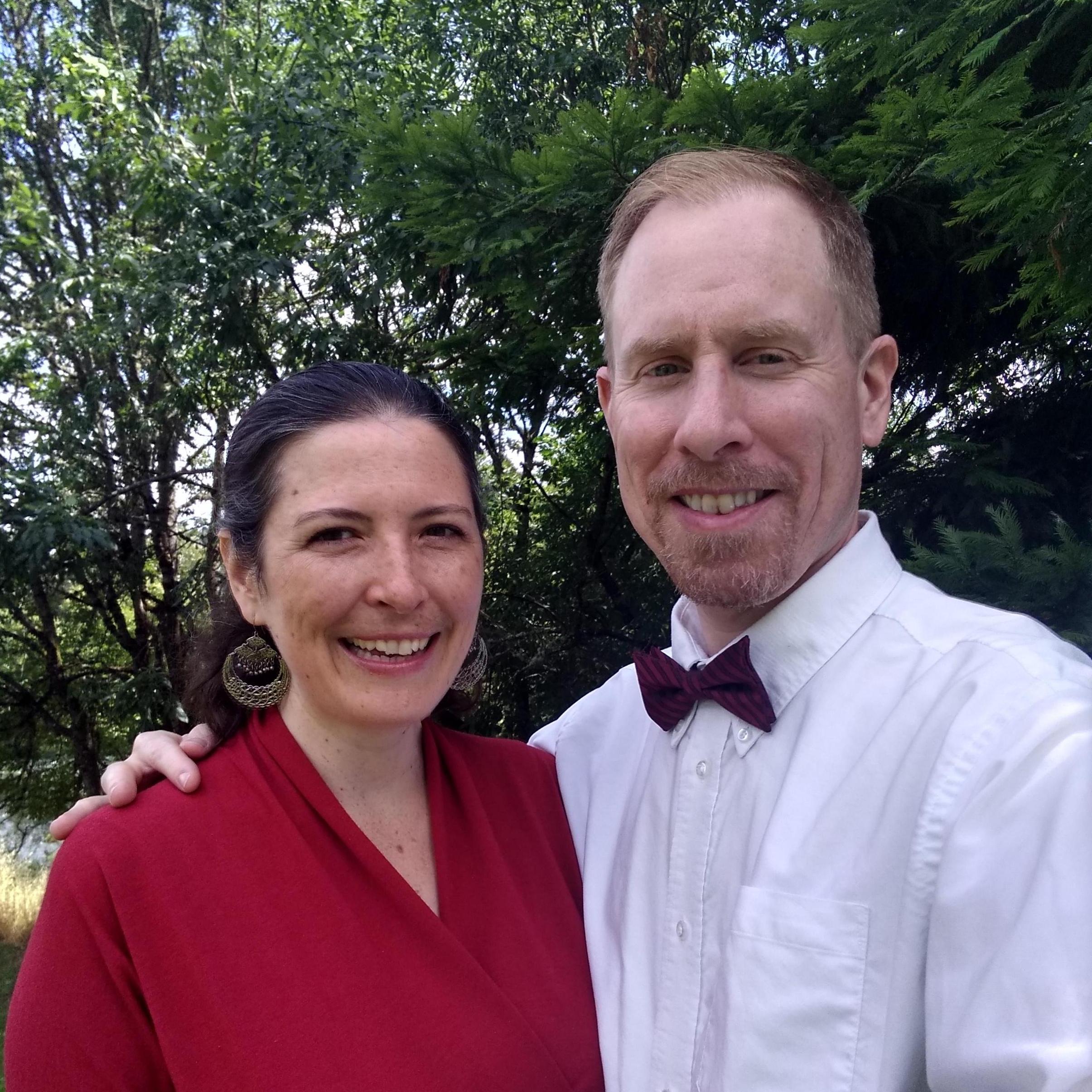 At Christen's brother's wedding