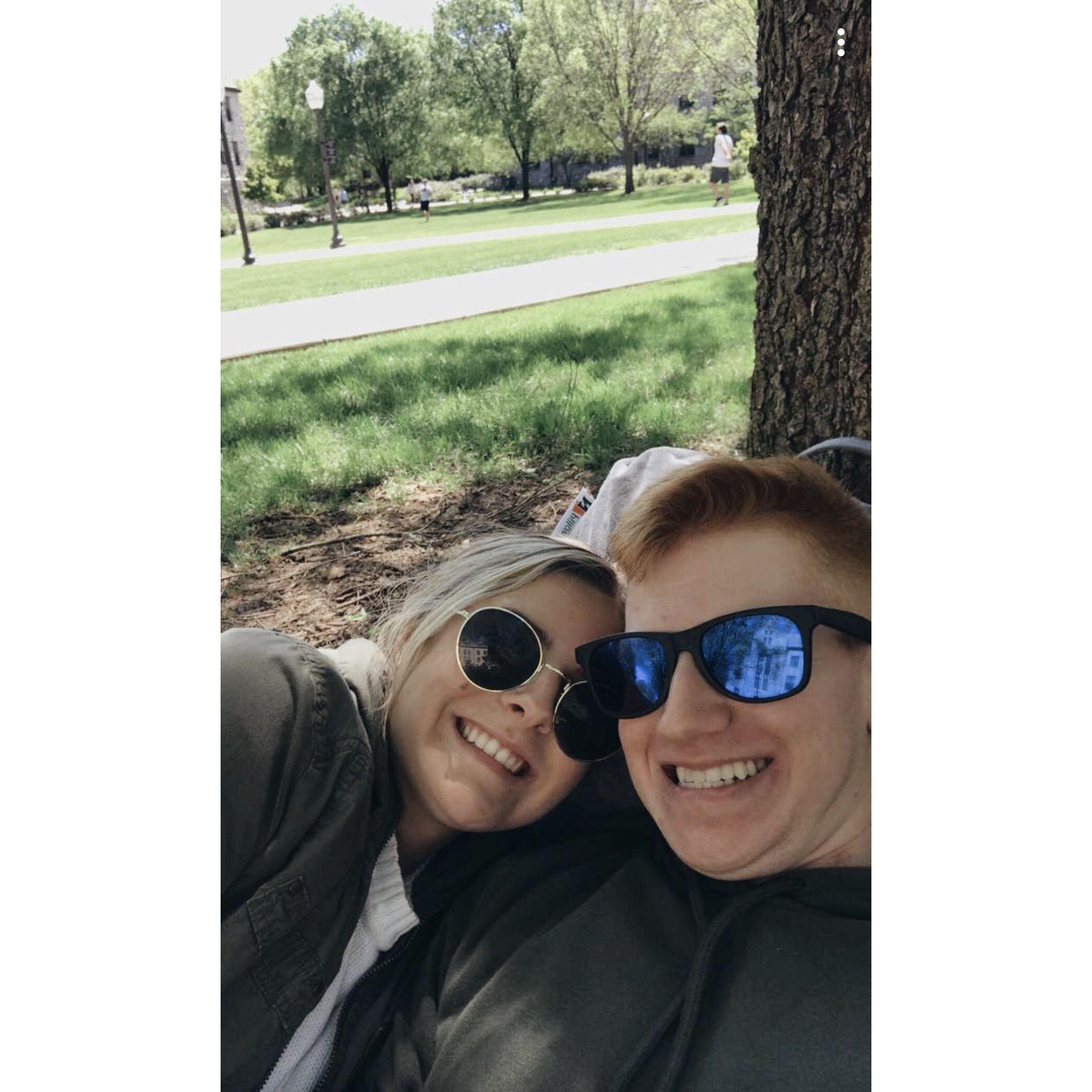 April 29, 2019
Sunny day on the quad at Virginia Tech