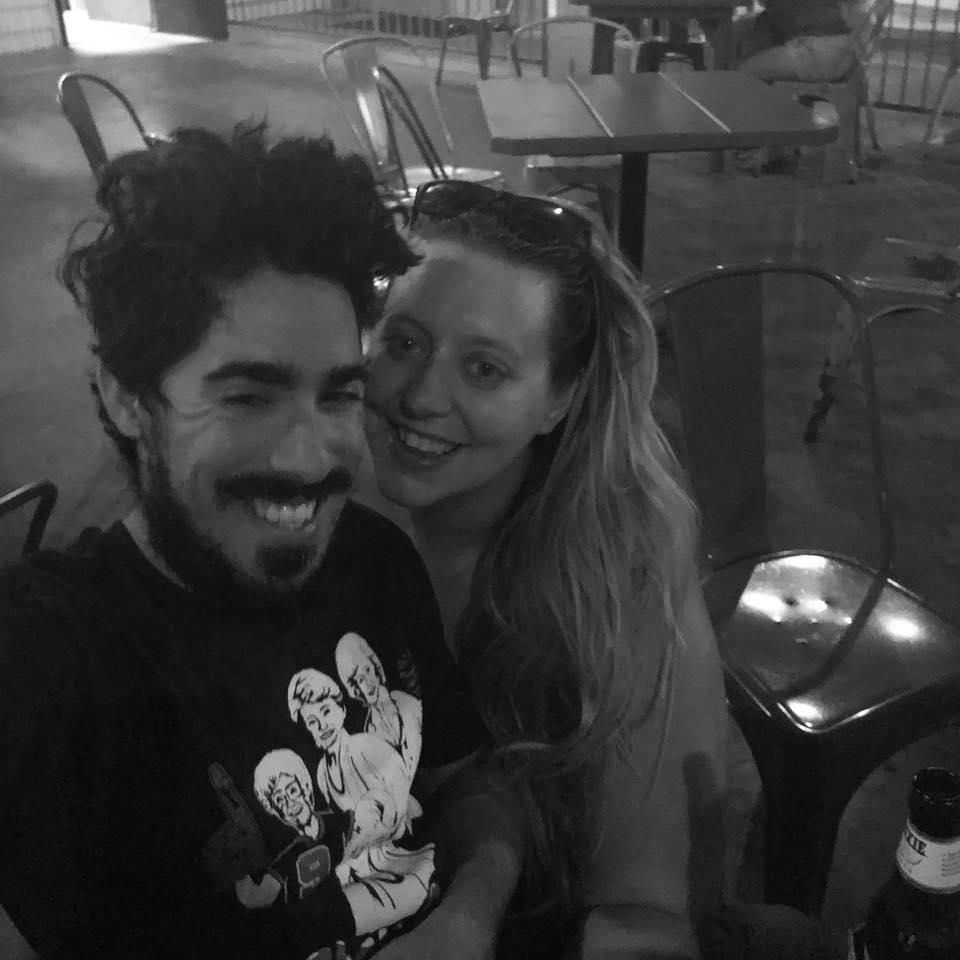 This was one of the first canid photos that was taken of us after we started dating!