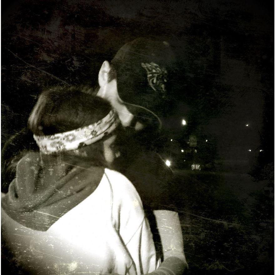 Cali's forever contact photo for Ben. This was at a high school football game and our friends captured a picture of us saying goodbye. One of Cali's favorite photos to this day.