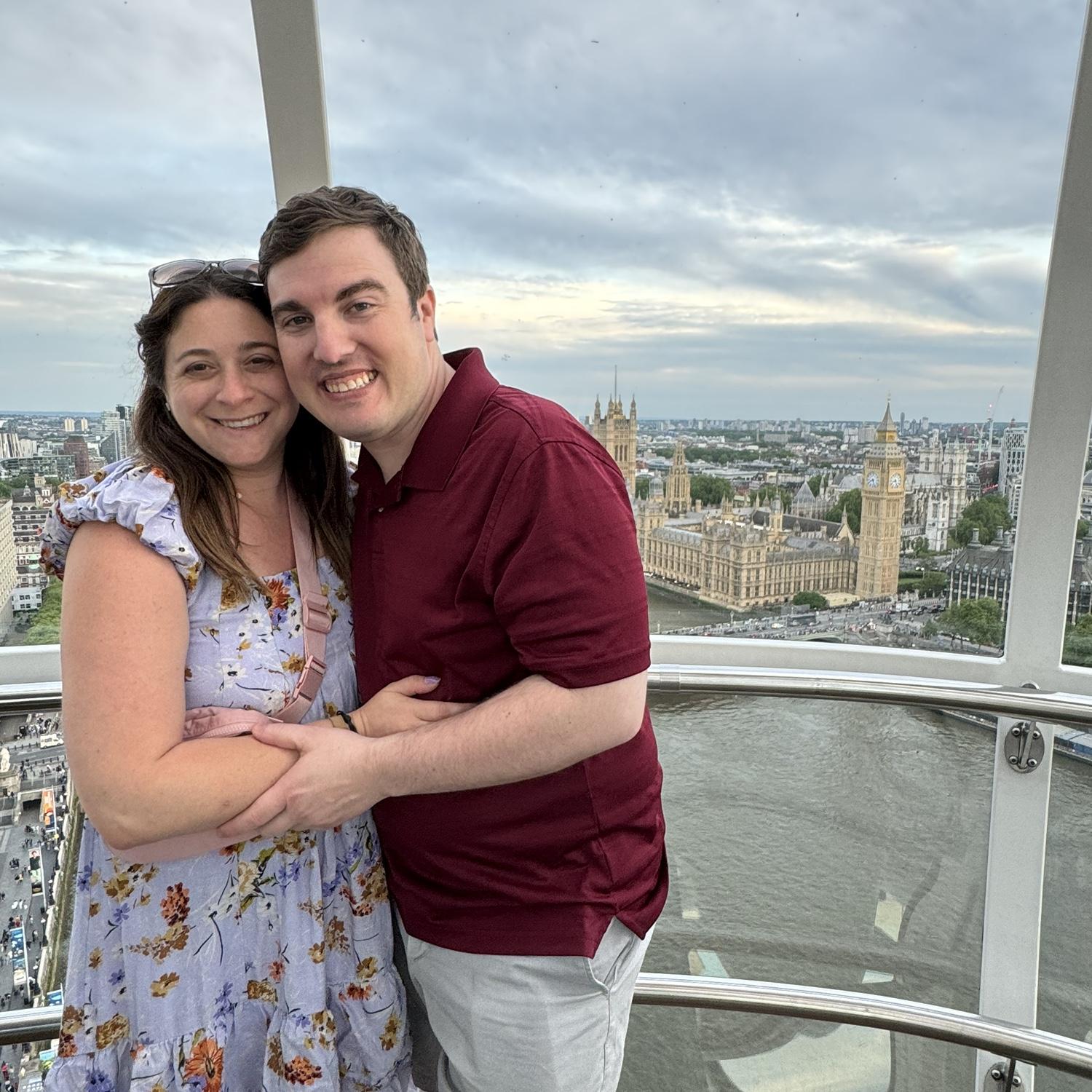 On top of the world in London 🌎
