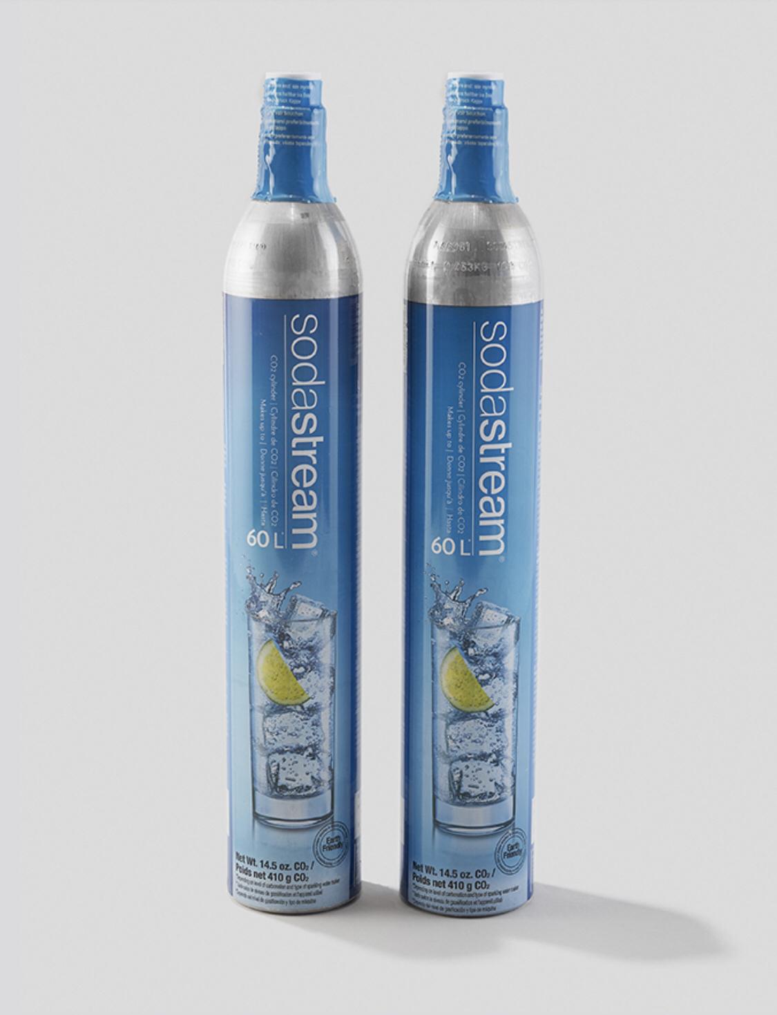 Sodastream 60L Co2 Carbonator, 14.5oz, Set of 2