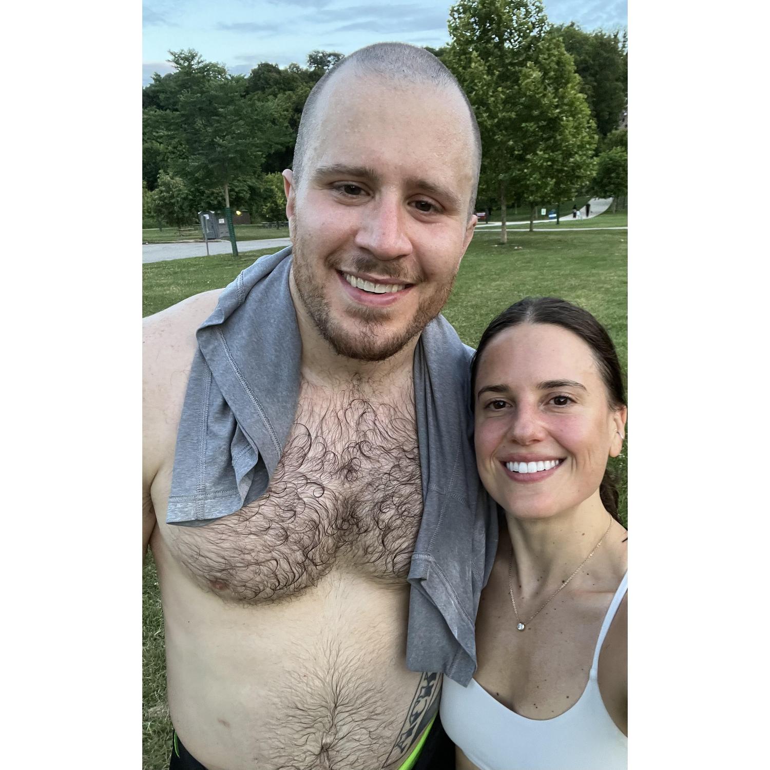 Trail running, July 2024