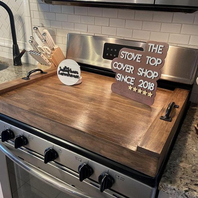 Electric OR Gas Stove top Cover - Stove Cover -Stove top Cover - tray for stove top - wood stove cover - stove top