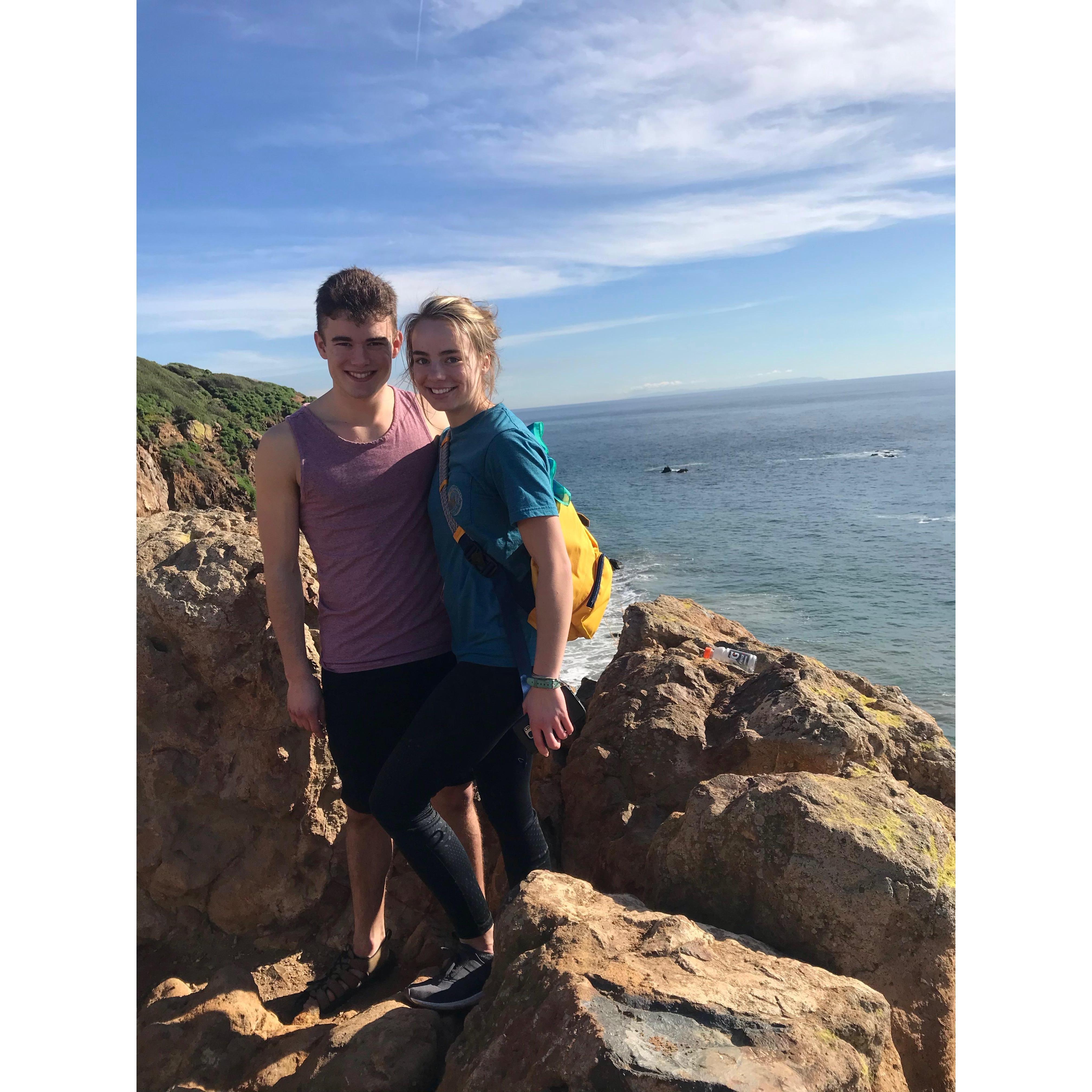 This is us exploring California together.