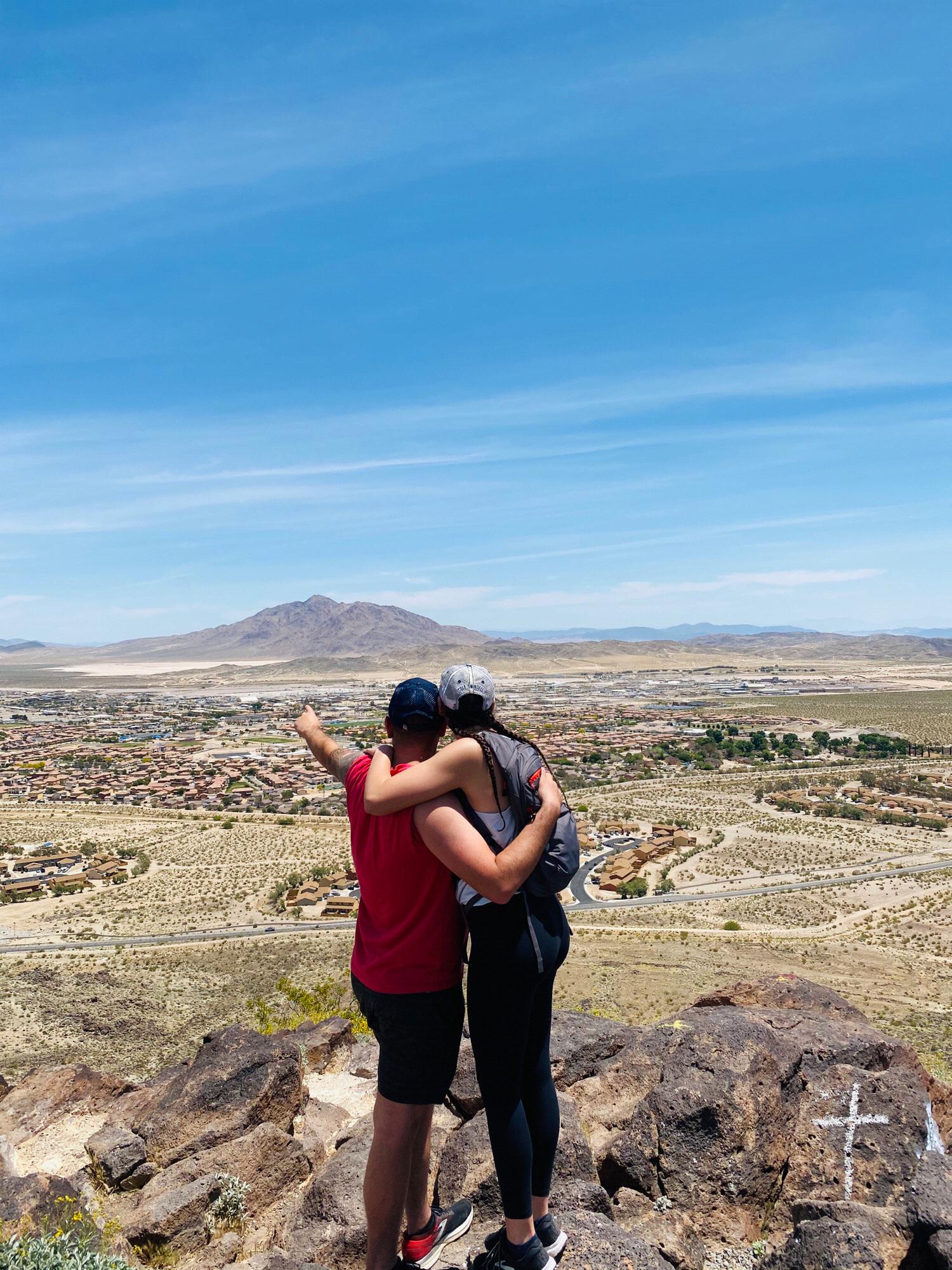 Hiked Mt Blackie on Fort Irwin, the base below is all of base, 70% being housing