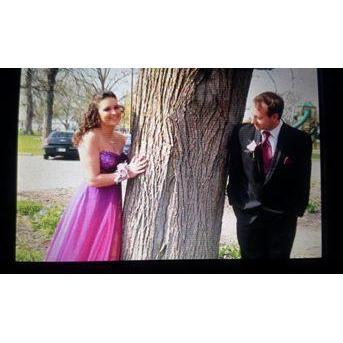 A nice fuzzy prom photo from senior year