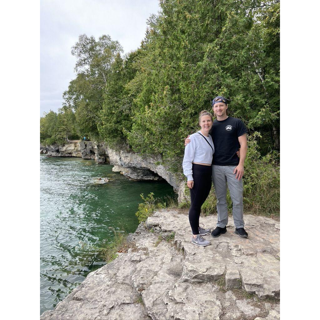 Our first trip together up in Door County