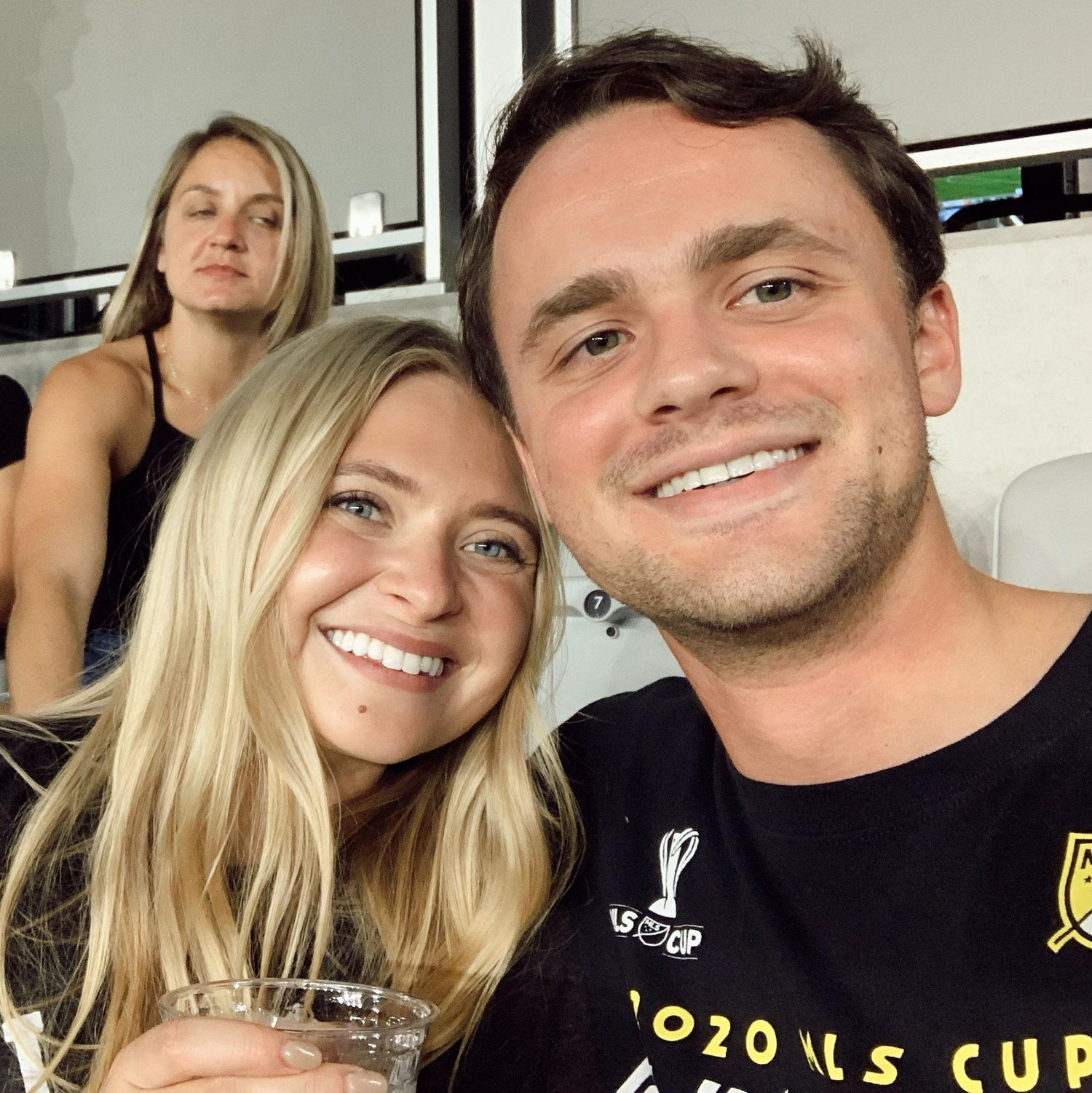 Celebrated Brad's birthday 5 days after our first date by going to a Columbus Crew game.
