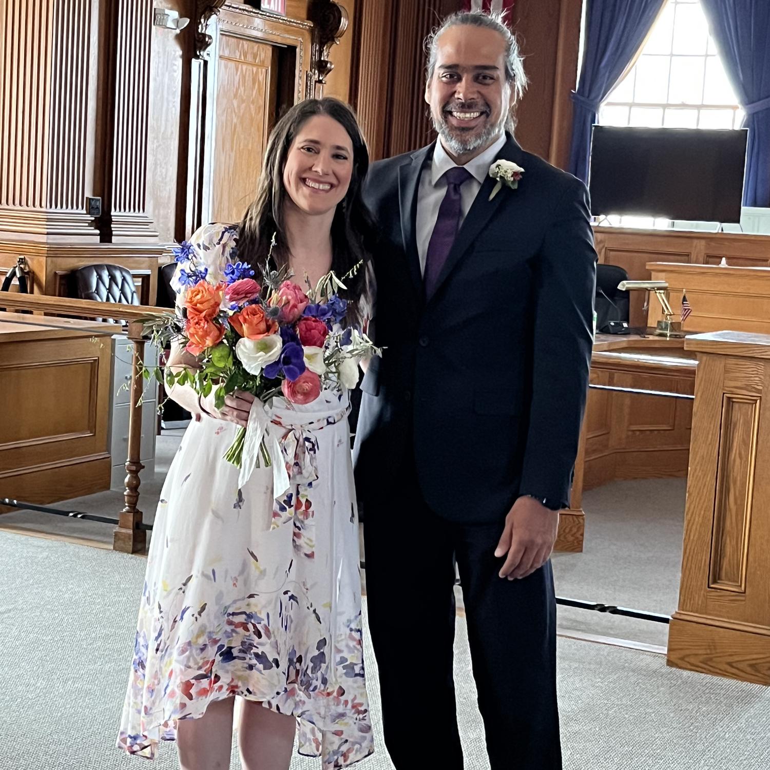 We're married!
Medford, MA City Hall