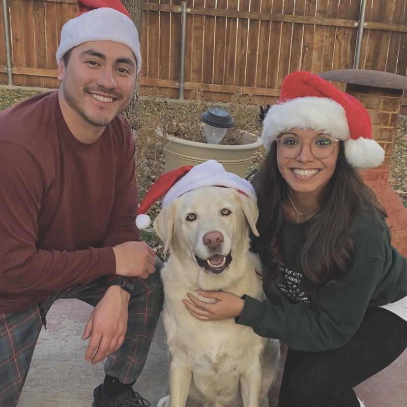 Christmas with our handsome boy 🐾