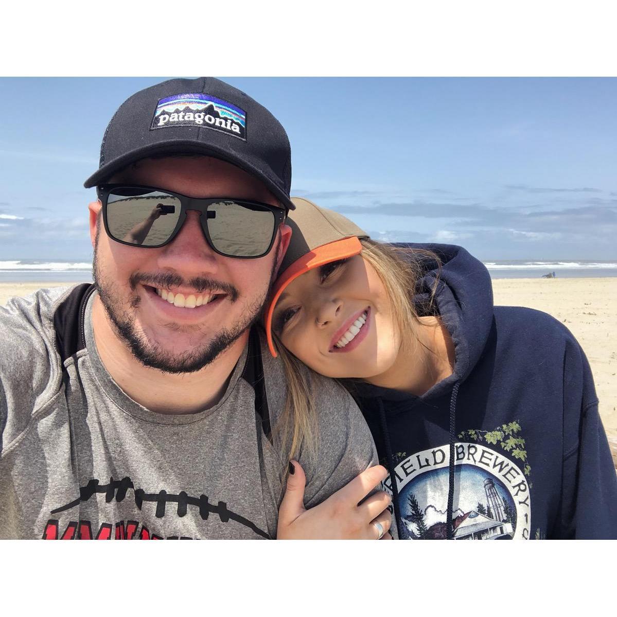 Camping at the coast, June 2018