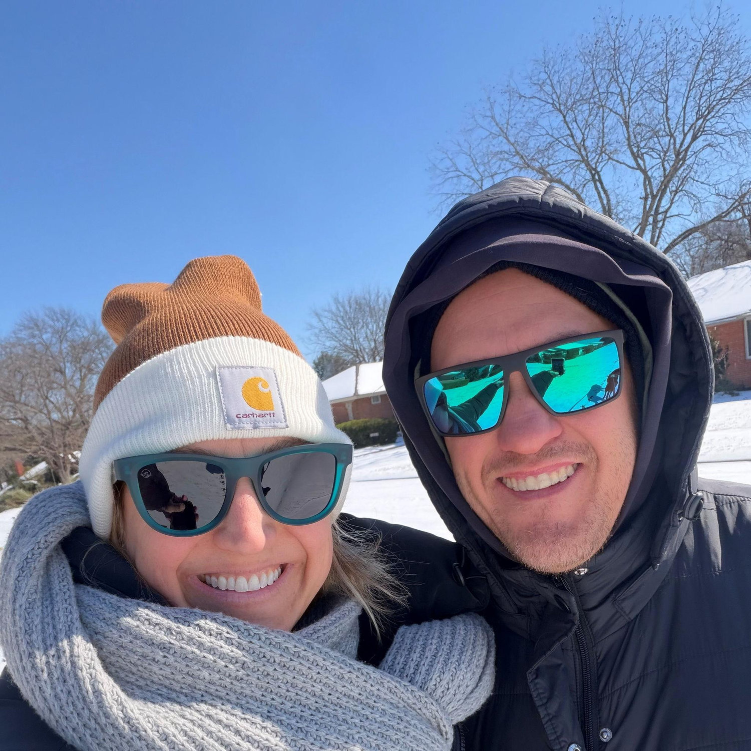 Kyle's first Dallas snow week!