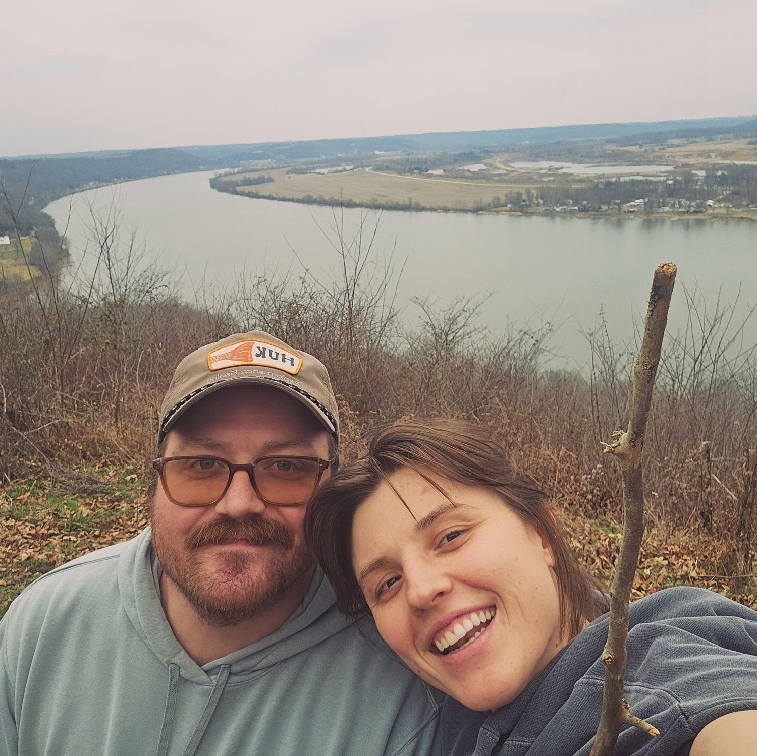 Love is transformative. After a long bout of proclaiming himself an avid NON-hiker, Beau has come 'round and learned to enjoy hiking with Raegan (& Boomie dog) @ the local nature reserve.