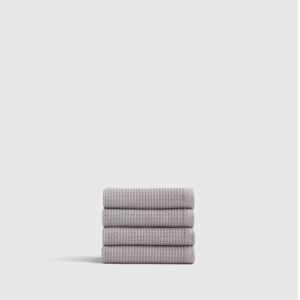 Turkish Waffle Terry Washcloth (Set of 4) in Grey