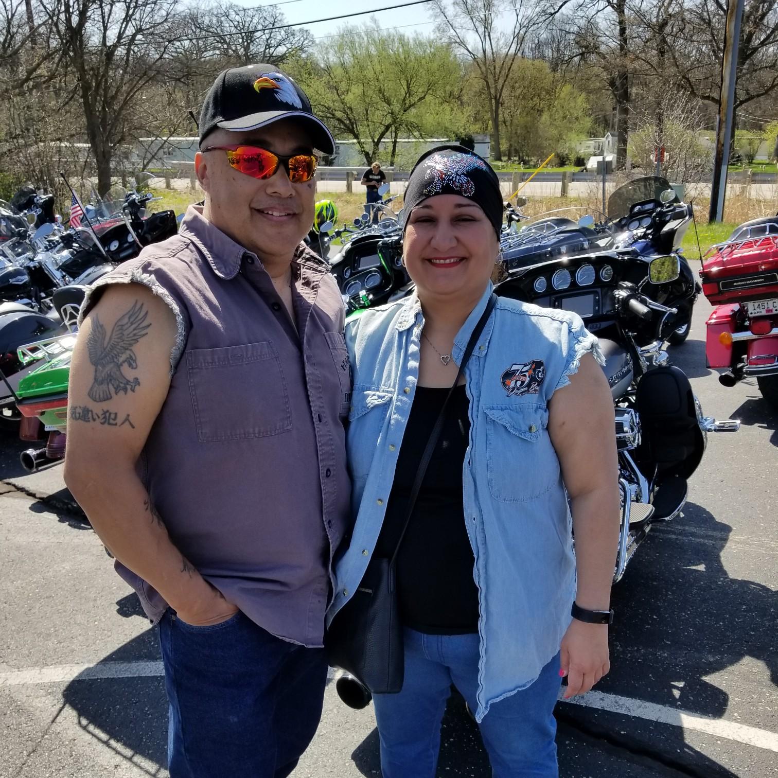 A  long day of riding.