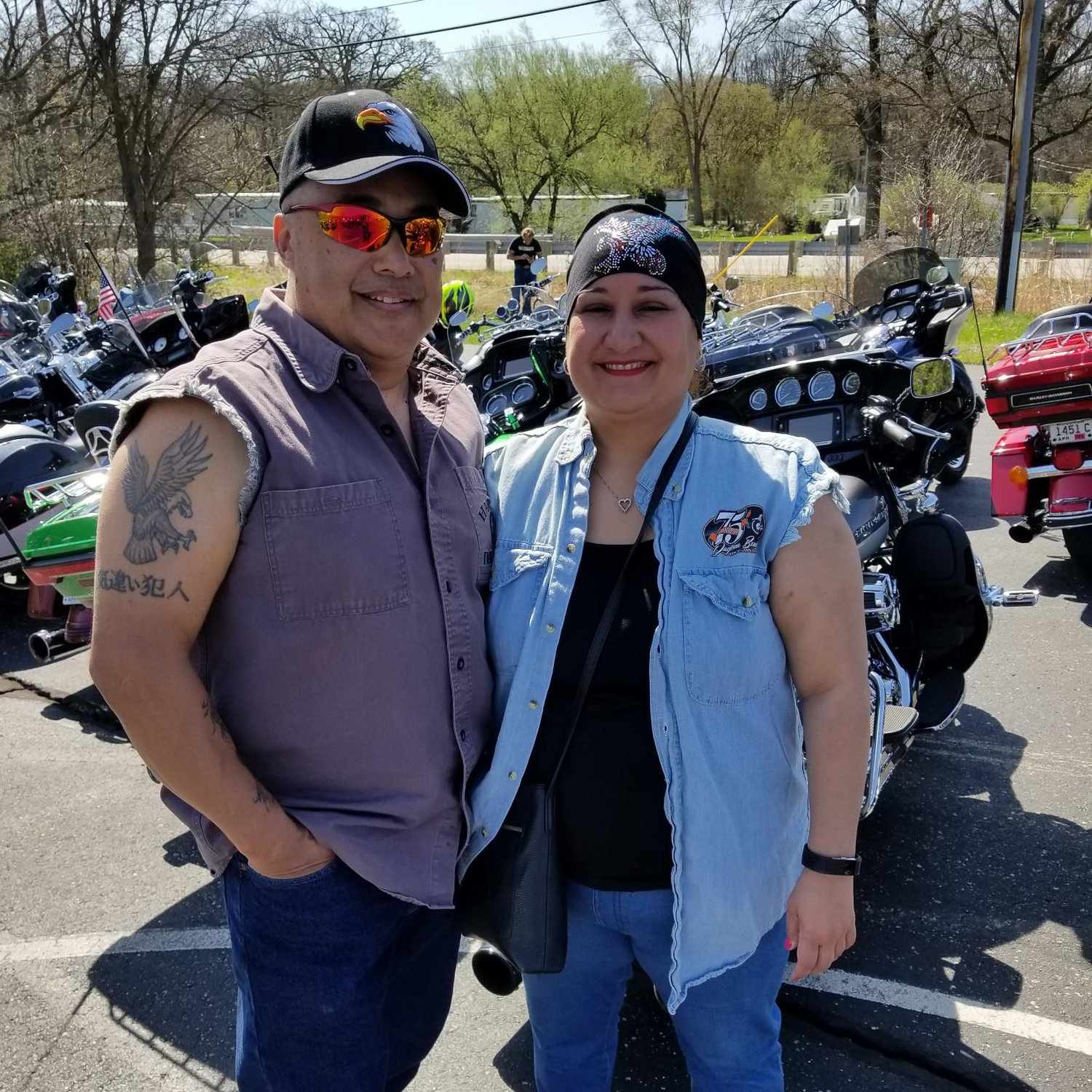 A  long day of riding.