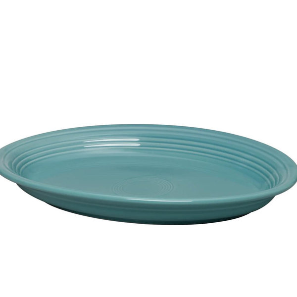 Fiesta 13 5/8 Inch Large Oval Serving Platter - Turquoise