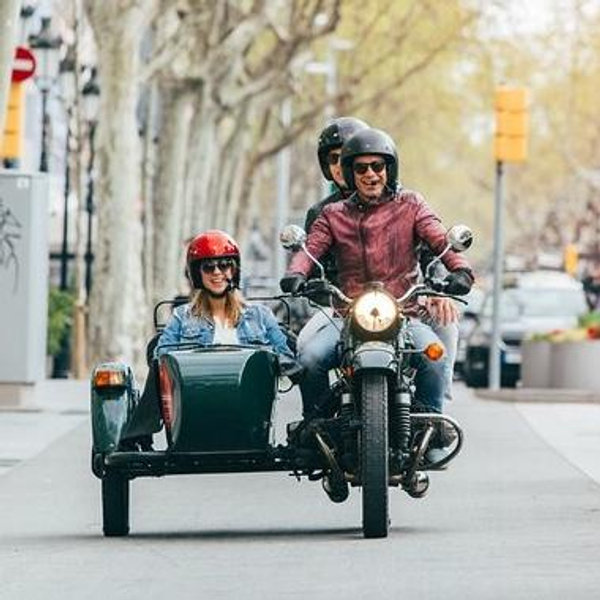 Barcelona Private Tour by Sidecar Motorcycle