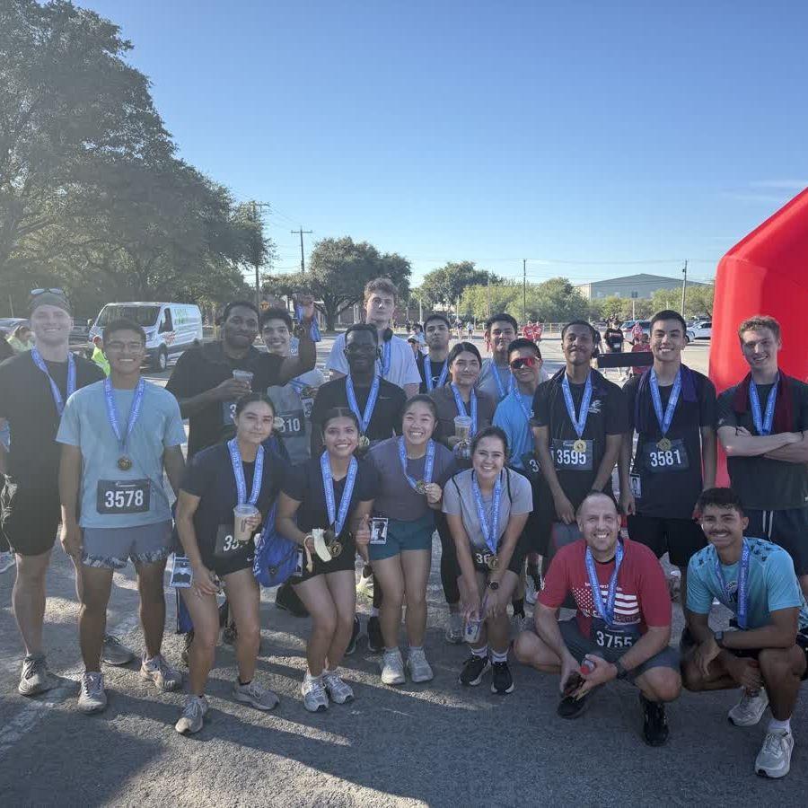 AAS members with Lt Col Solano and Capt De Bord.