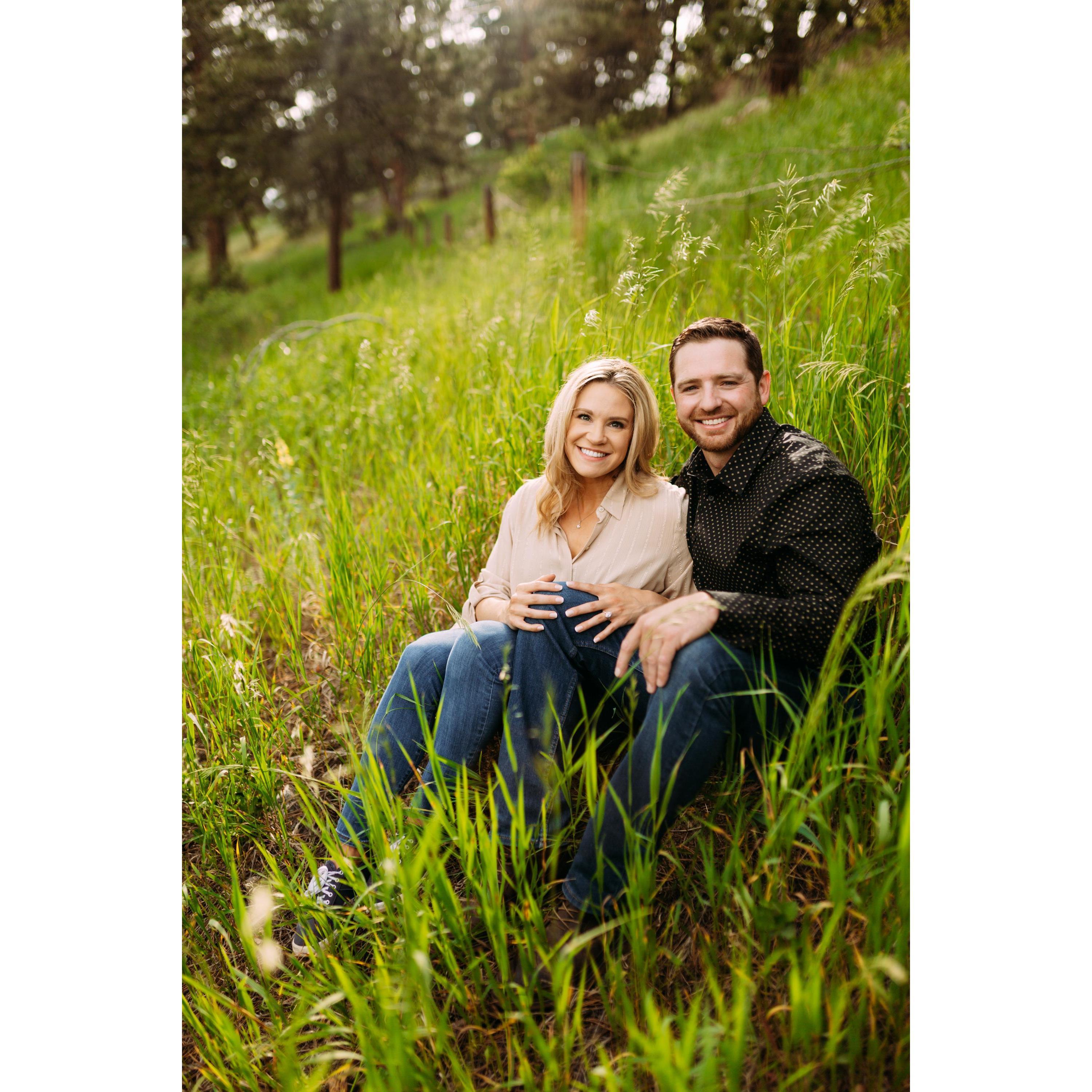 Engagement pictures courtesy of Katie Baechler, owner of Sweet Like Pie Photography.