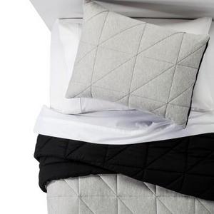 Jersey Comforter Set (Full/Queen) 3 pc - Gray - Pillowfort™