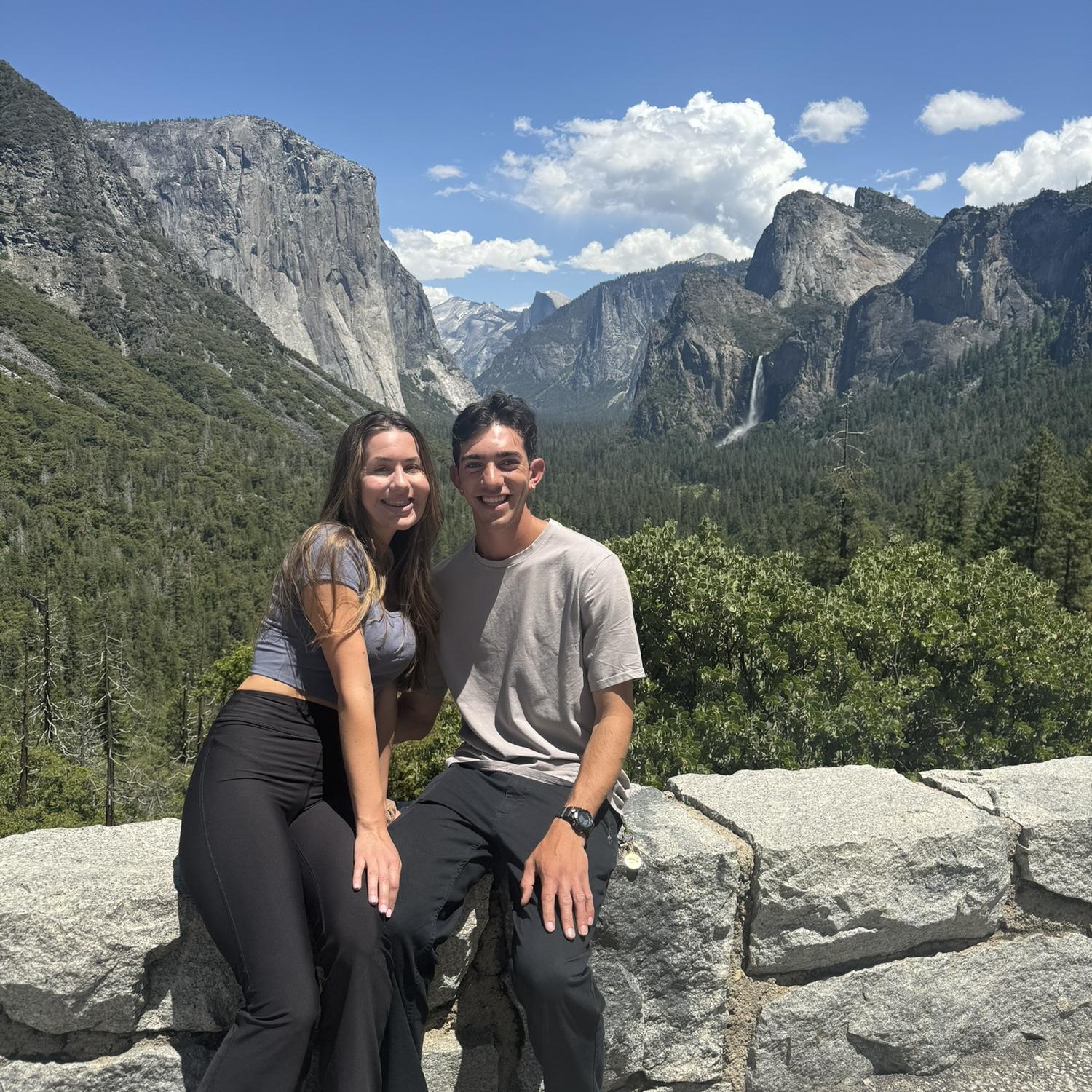 Yosemite! Beginning of engagement trip :)