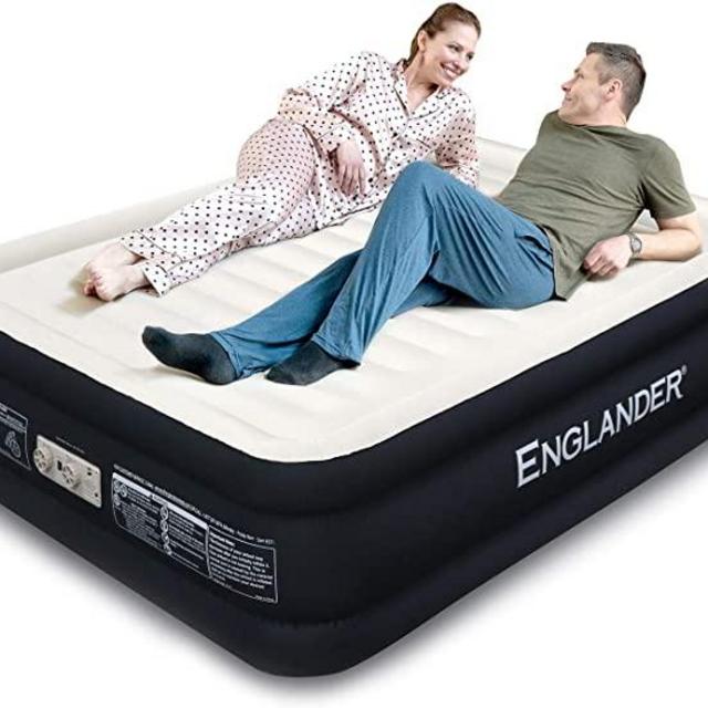 Englander Self-Inflating Queen Air Mattress in Black