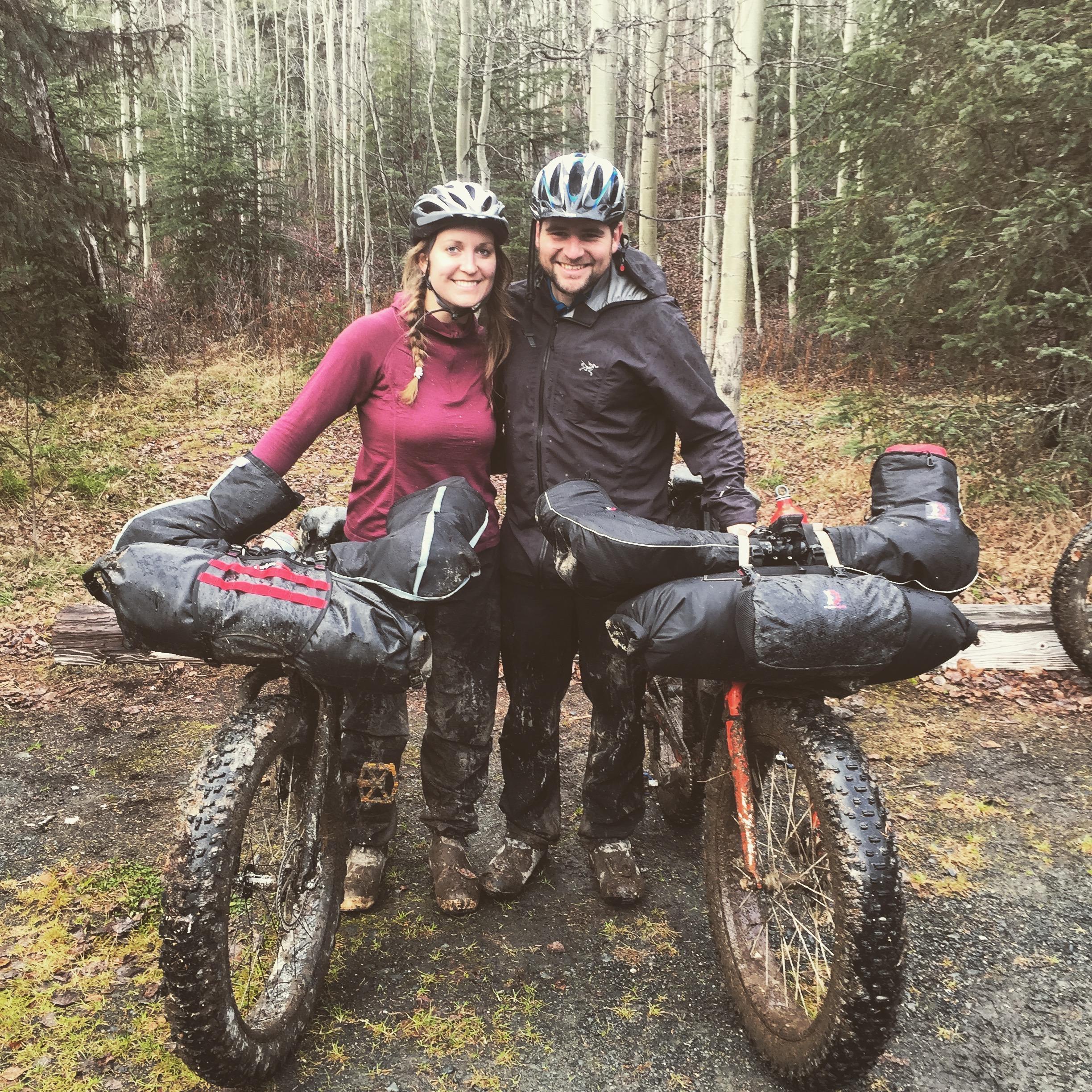 First of many rides with my fat bike that David got for me!