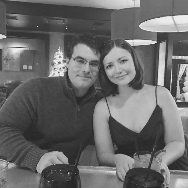 Newly engaged in Houston, TX on New Year's Eve 2017.