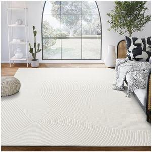 Abani Cream Area Rug for Living Room