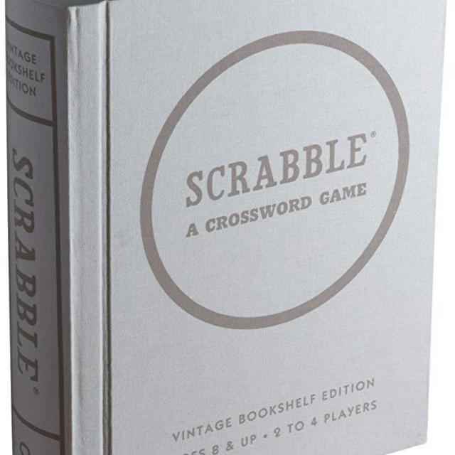 Scrabble Linen Book Vintage Edition Board Game