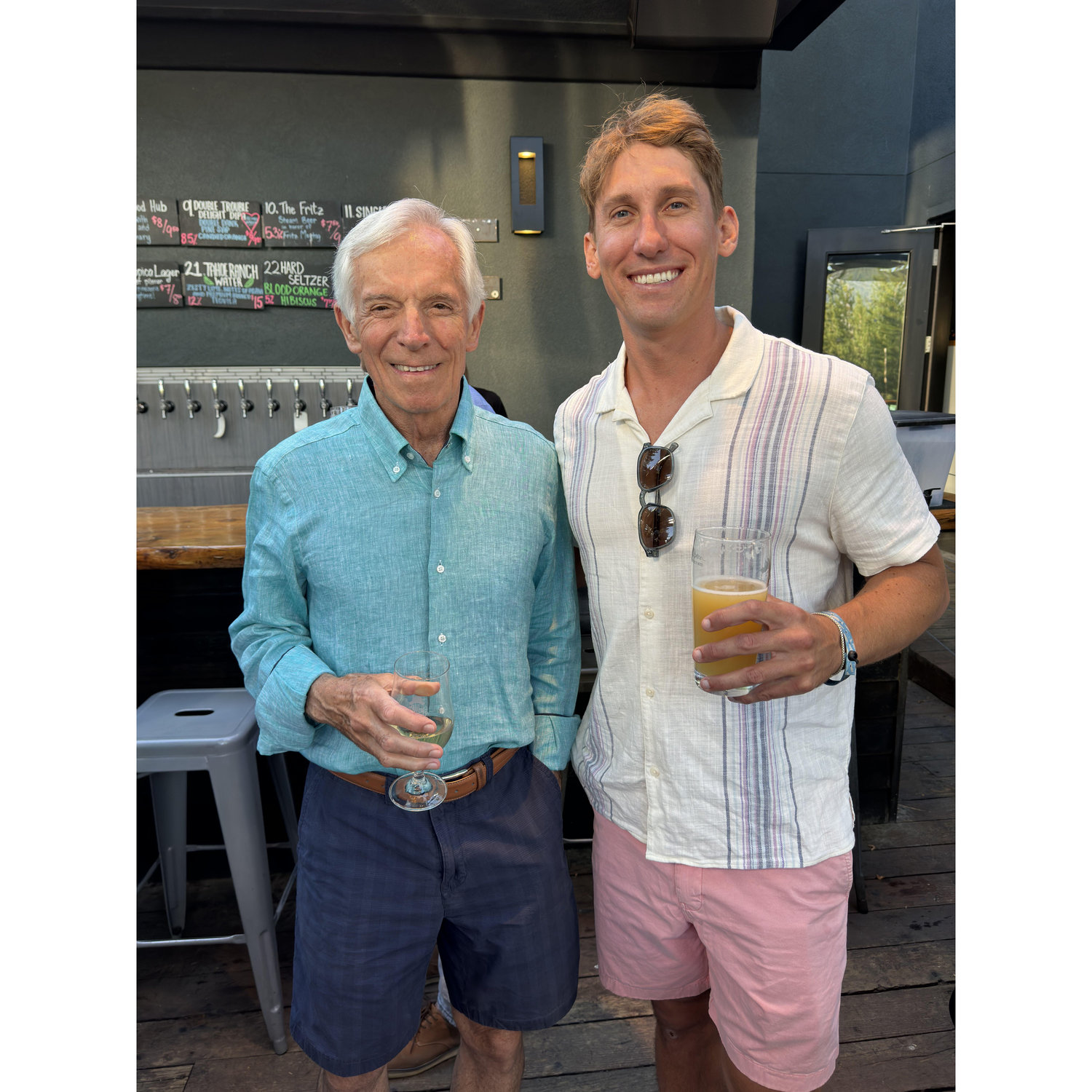 Brian & Tom hanging in Incline after the 8/2 engagement weekend!